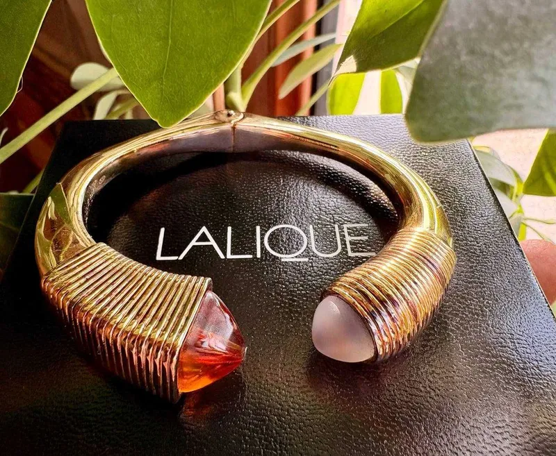 LALIQUE Браслет (Франция) Хрусталь+Цитрин LALIQUE Браслет (Франция) Хрусталь+Цитрин