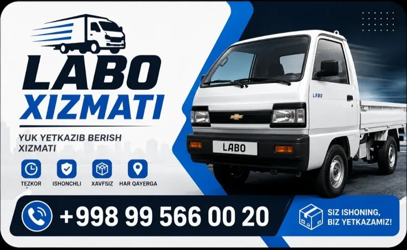 Labo xizmati yuklaringizni tez va hafsiz tashish 1 Labo xizmati yuklaringizni tez va hafsiz tashish 1