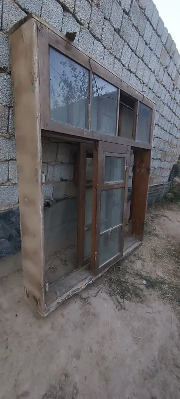 Двухкамерные оконные рамы и двери, б/у 5