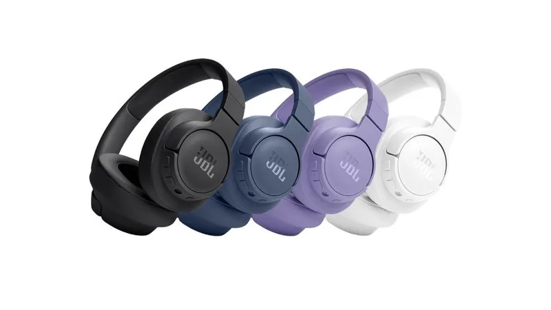 JBL Tune 720BT — лёгкие беспроводные накладные наушники с мощным басом