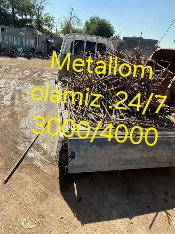 Металлом металлолом Metallom olamiz Toshkent shaxra buylab