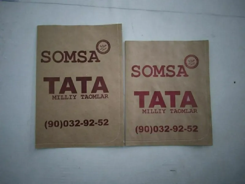 Somsa gumma va boshqa mahsulotlar uchun qogʻoz paketlar — фото 1