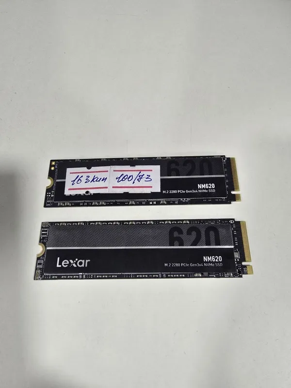M.2 nvme 256 lexar 100/73