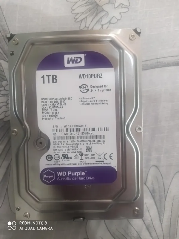 HDD 1TB срочно куплено в Корее новый