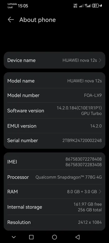 Срочно Huawei Nova 12s 8/256GB 4