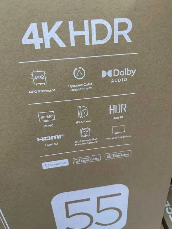 Телевизор TCL 55 4K UHD Google TV прошивка с бонуса — фото 2