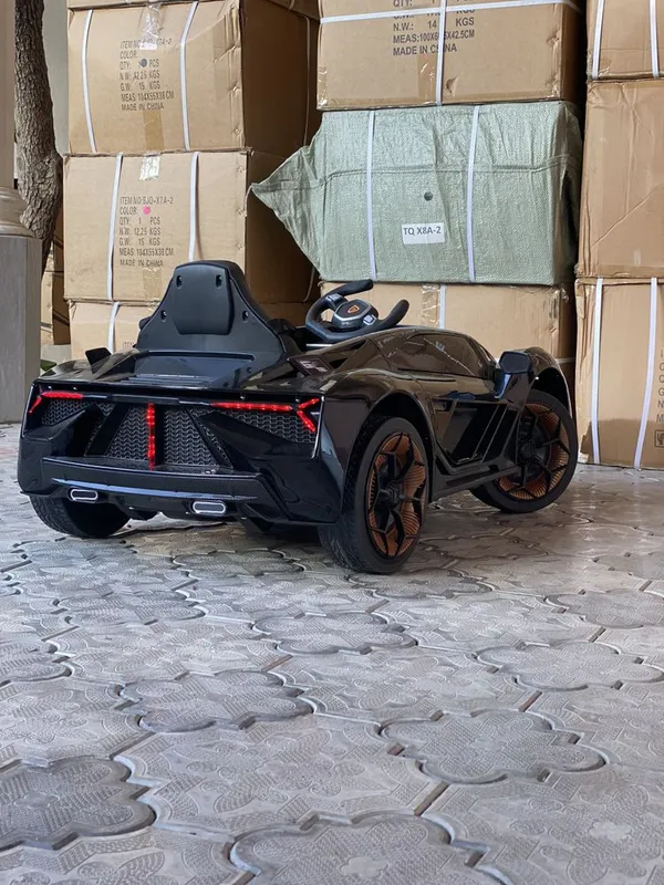 Lamborghini детская машина с открывающимися вверх дверями, электромобиль 7