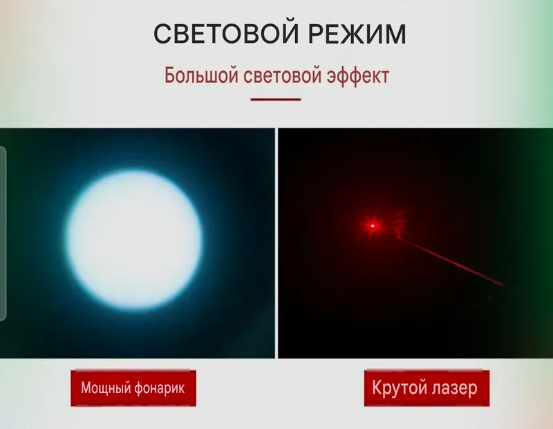 Пистолет Лазер + Фонар 6 Пистолет Лазер + Фонар 6