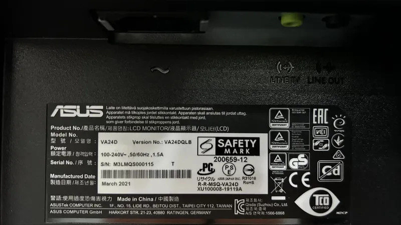Монитор ASUS 24 диагональ — фото 1