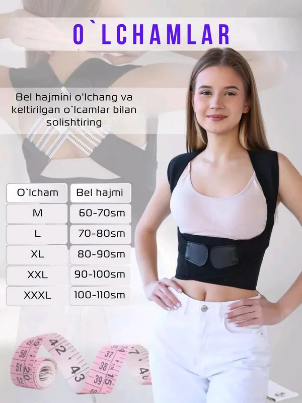 Umurtqa uchun korset - barcha uchun
