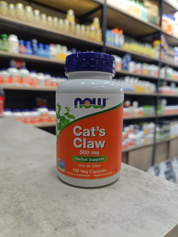 Now cat's claw 500 mg 100 veg capsules