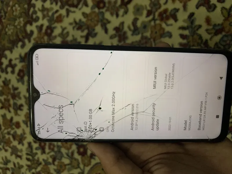 Redmi 9 radnoy hamma joyi usta kormagan ekranni shishasini alishtirsa — фото 2