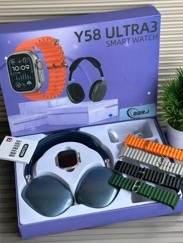 Y 58 Smart Watch va Airpods Max Y 58 Smart Watch va Airpods Max
