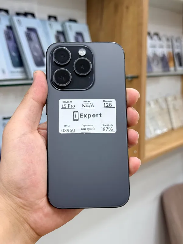 iPhone 15 Pro 128GB Black Titanium