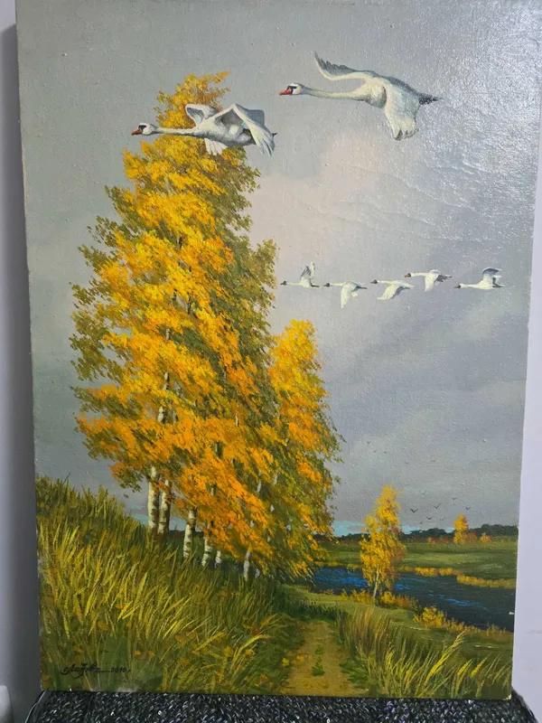 Картина, масло, холст, винтаж 2010 года, размер 70х50см Картина, масло, холст, винтаж 2010 года, размер 70х50см