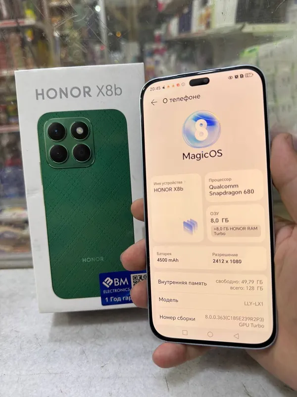Honor X8B 128/8+8 GB 3