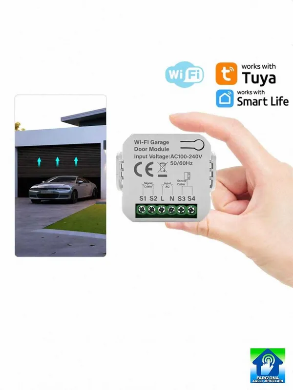 Умный Wi-Fi модуль для контроллеров гаражных ворот, Tuya / Smart Life 2
