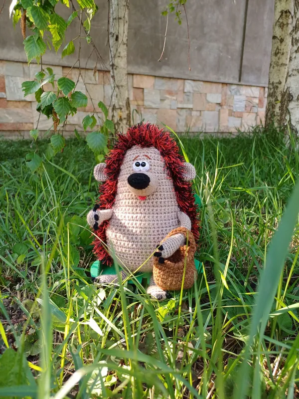 Ёжик!Авторская вязаная игрушка