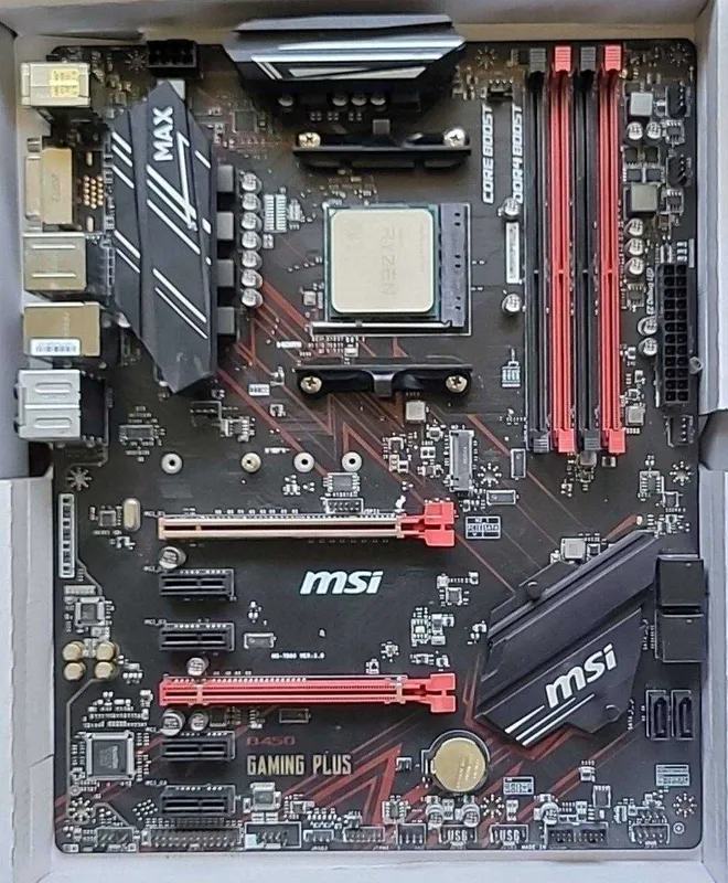 Комплект MSI B450 GAMING PLUS + AMD Ryzen 5 5500