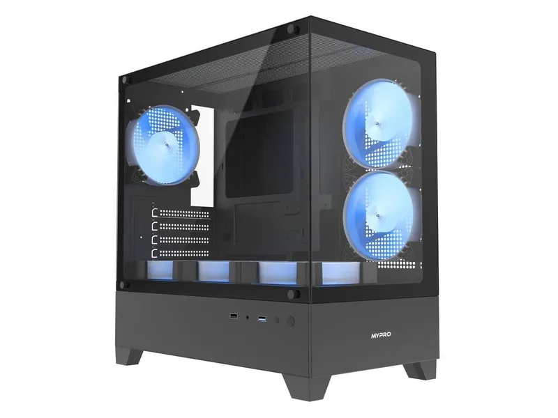 Аквармум кейс Mypro Aura Pro black white Игровой корпус