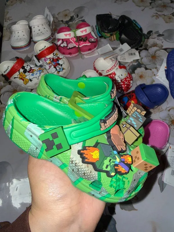 Детские кроксы сабо crocs classic kids minecraft crocs classic kids mi — фото 2 Детские кроксы сабо crocs classic kids minecraft crocs classic kids mi — фото 2
