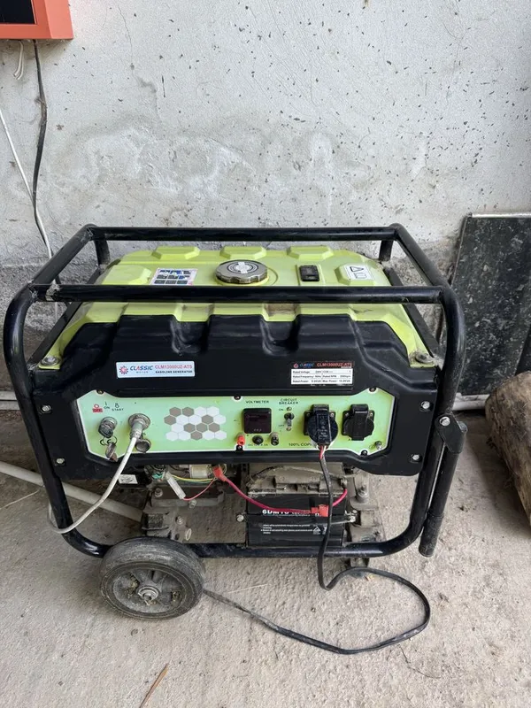 Benzinli generator sotiladi — CLASSIC CLM13000UZ-ATS + ATS blok