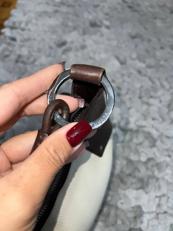 Tabiiy charmdan Gucci Hobo sumkasi 6 Tabiiy charmdan Gucci Hobo sumkasi 6