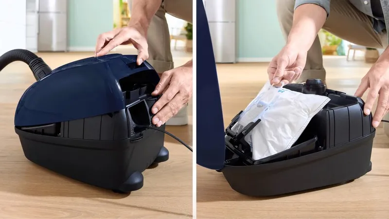Серия 4 Пылесос с пылесборником Синий Bosch BGL38WBU3H 2