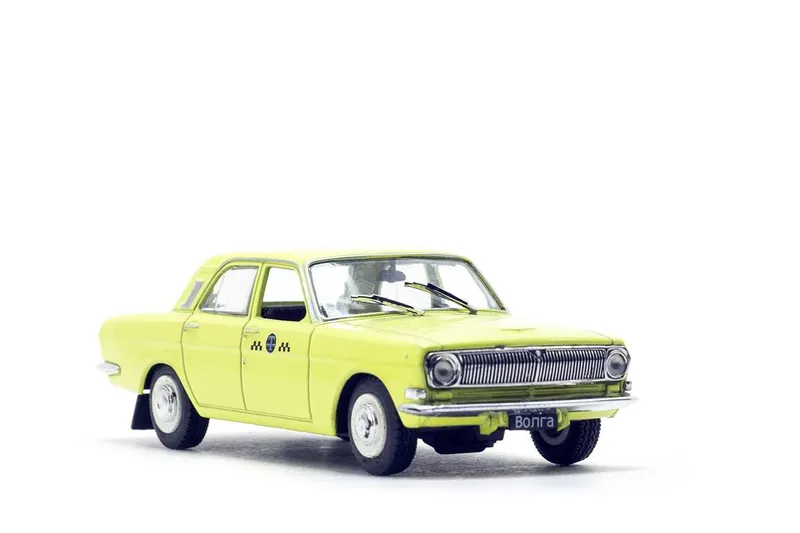 ГАЗ-24-01 Волга - Такси; игрушка в Масштабе 1:43, ДеАгостини, модель. — фото 4