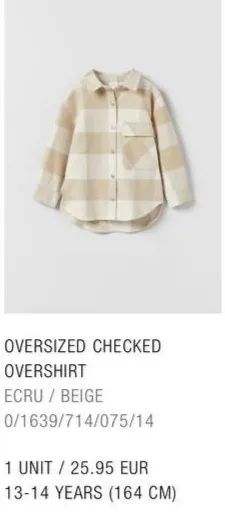 Рубашка Zara фланелевая — фото 3
