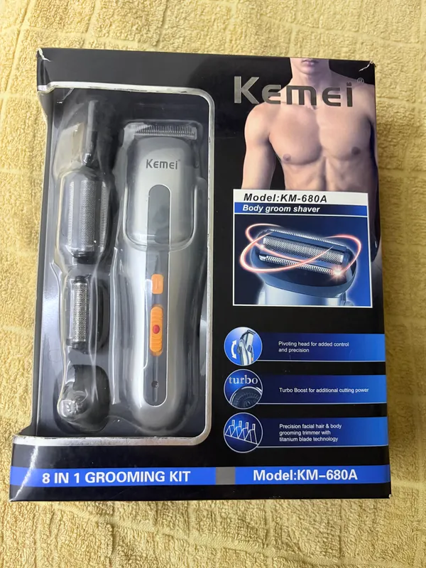 Kemei KM-680A 8 in 1 — yangi, to‘liq komplekt! 1 Kemei KM-680A 8 in 1 — yangi, to‘liq komplekt! 1