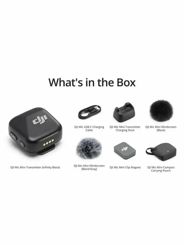 Безпроводной микрофон DJI MIC MINI TRANSMITTER 1 Безпроводной микрофон DJI MIC MINI TRANSMITTER 1