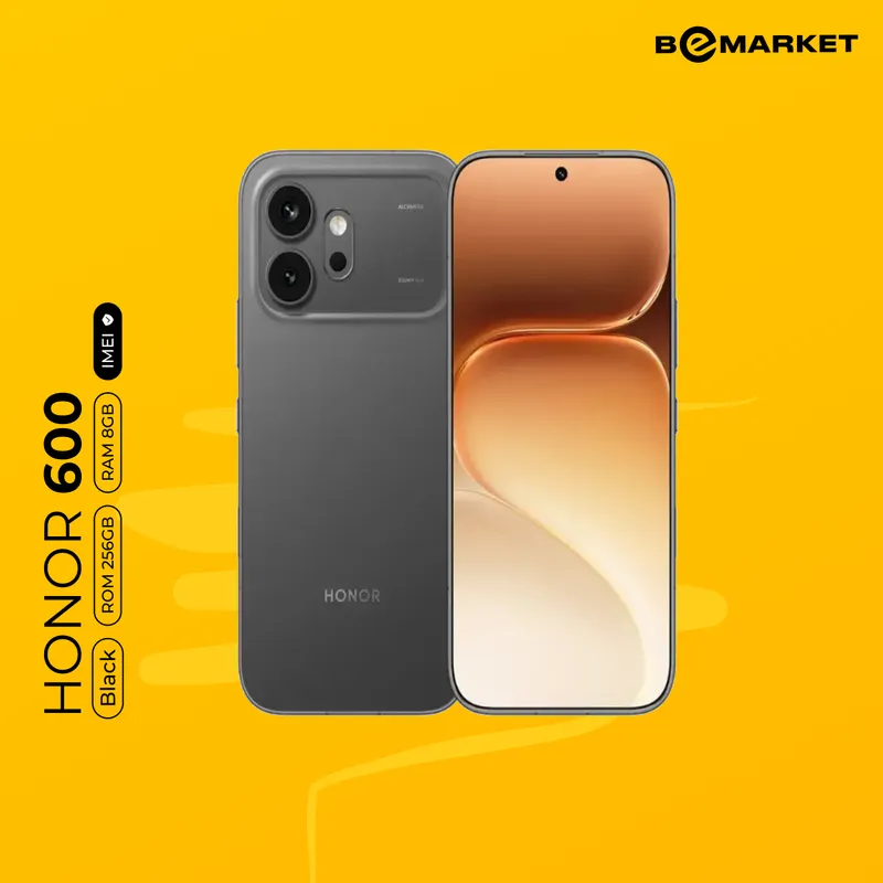 Honor 600, Black, 8/256 GB