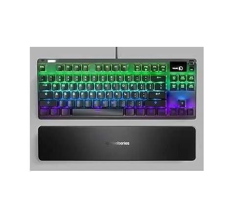 ^SteelSeries Apex 7 TKL o‘yin klaviaturasi - OLED Smart Display 2