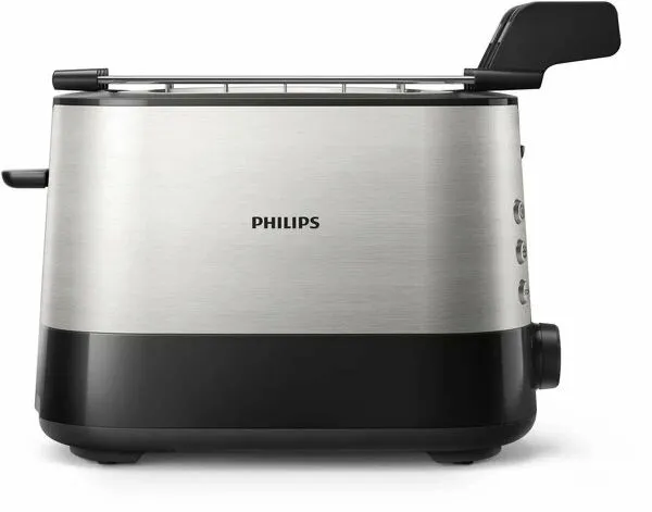 Тостер Philips HD2639/90, черный/серебристый Тостер Philips HD2639/90, черный/серебристый