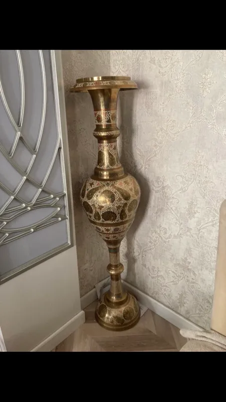 Индийская бронзовая ваза-2 шт