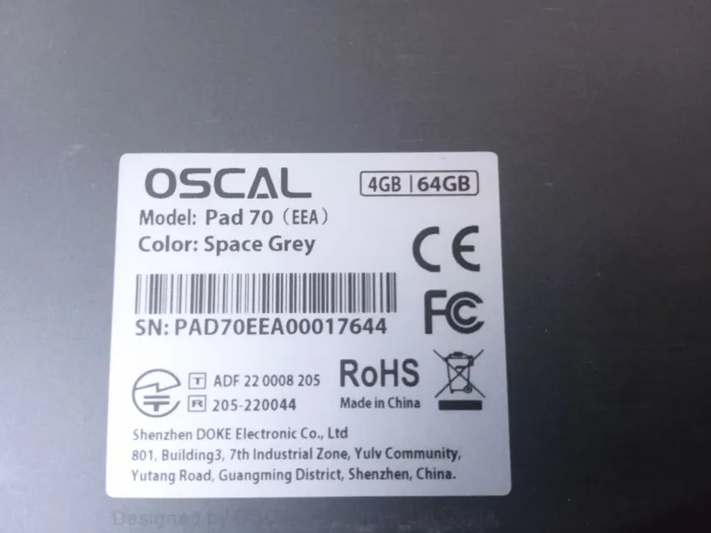 Arzon Planshet OSCAL Pad 70 4GBga 64 GB (4+3 GB RAM)–Deyarli Yangi! 3 Arzon Planshet OSCAL Pad 70 4GBga 64 GB (4+3 GB RAM)–Deyarli Yangi! 3