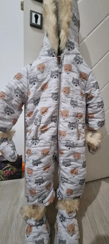 Тёплый Фирменный детский комбинезон Mothercare 2 Тёплый Фирменный детский комбинезон Mothercare 2