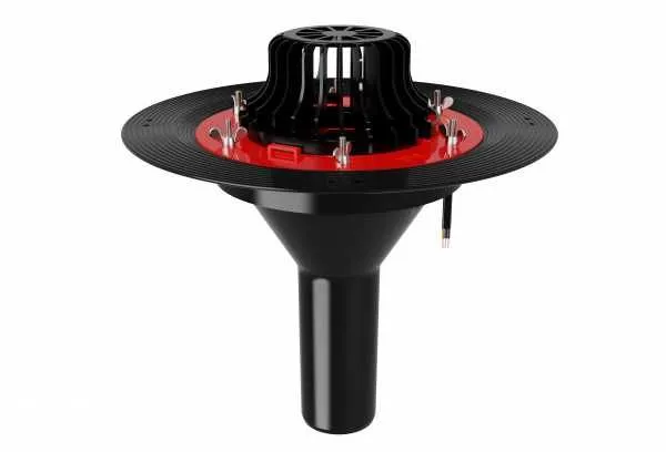 Воронка кровельная обогреваемая с закладным элементом VMOPro 75x300
