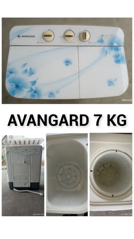 7 kilolik AVANGARD ( yarim avtomat ) kir yuvish mashinasi