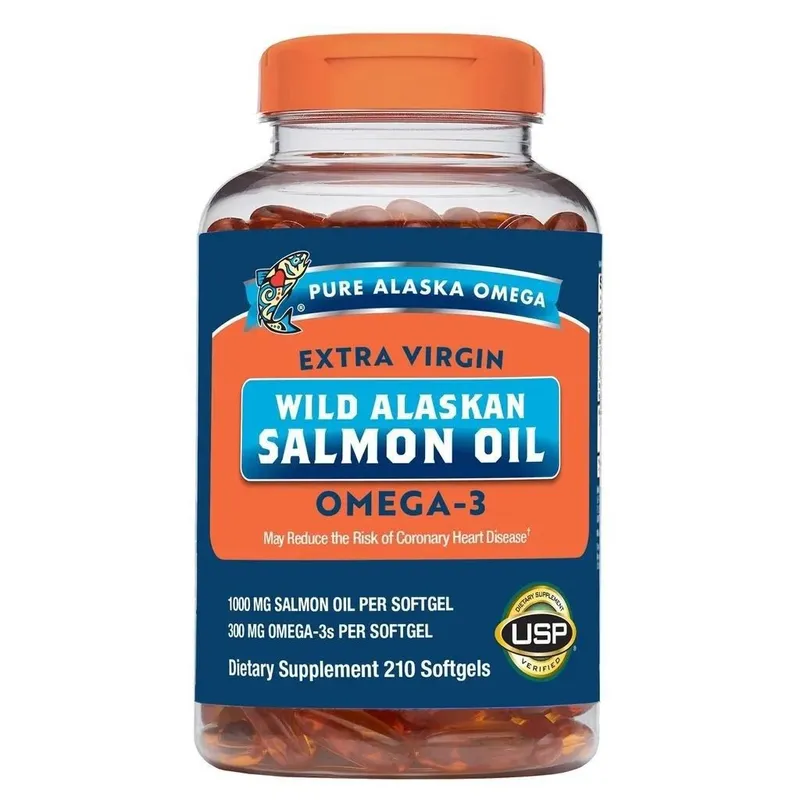 Чистое Масло Дикого Лосося Омега Аляски Pure Alaska Omega Wild Salmon — фото 1