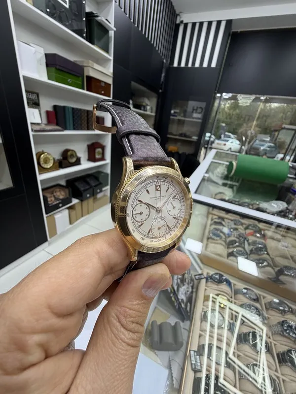 Золотые Часы Vacheron Constantin Chronograph 750Пробы 2