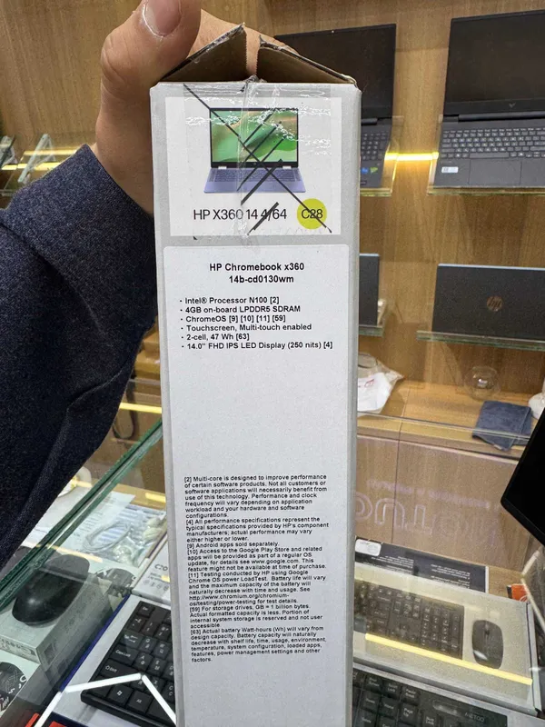 Noutbuk HP Chromebook x360 Intel Processor N100 4 GB 64GB eMMC 14.0 — фото 4