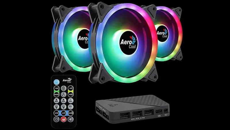 ARGB вентиляторы AeroCool 120 мм — Duo 12 Pro / Saturn Pro — фото 1