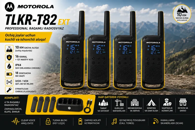 Рация Motorola TLKR T82 Extreme RSM 1