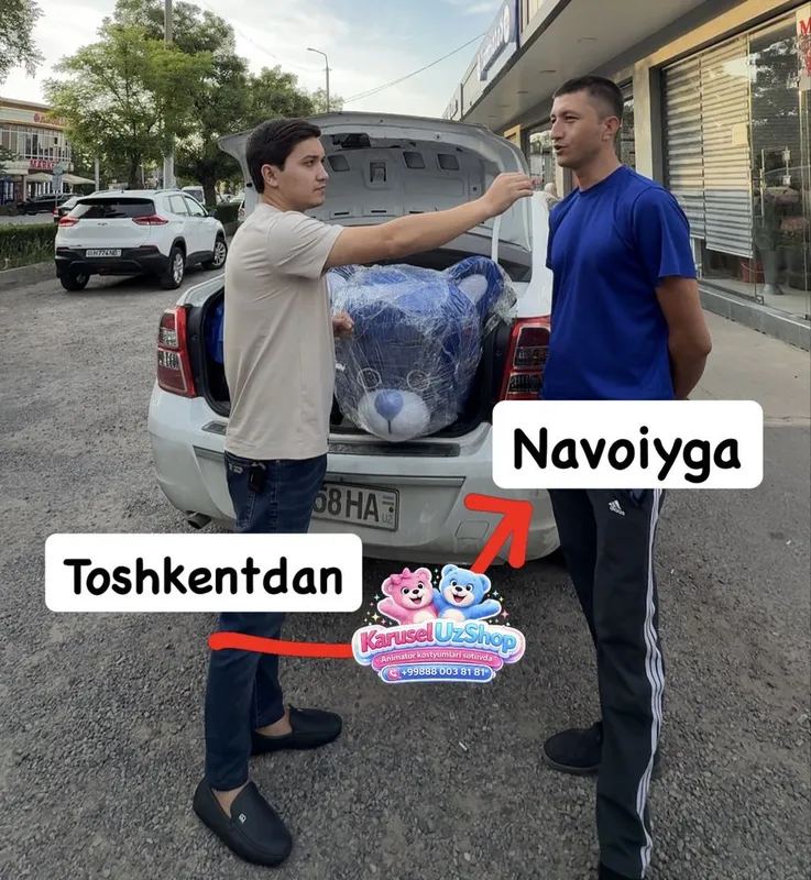 Ayiq animatr kukla multik qahramonlari sotiladi sotuvda optom narx — фото 2