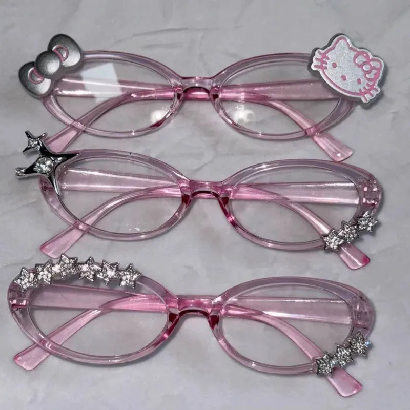 Розовые очки hello kitty 4