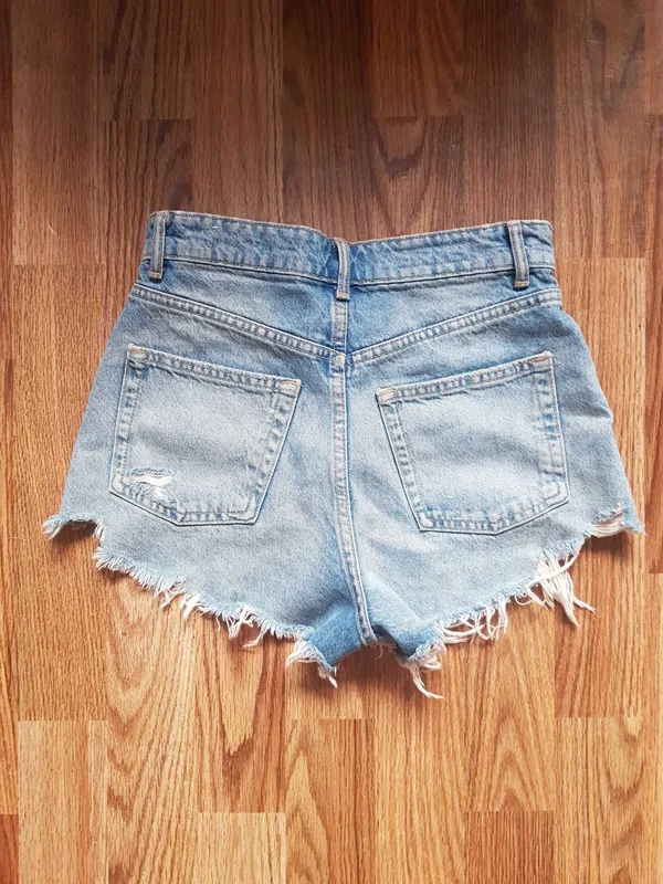 Шорты джинсовые ZARA — фото 2
