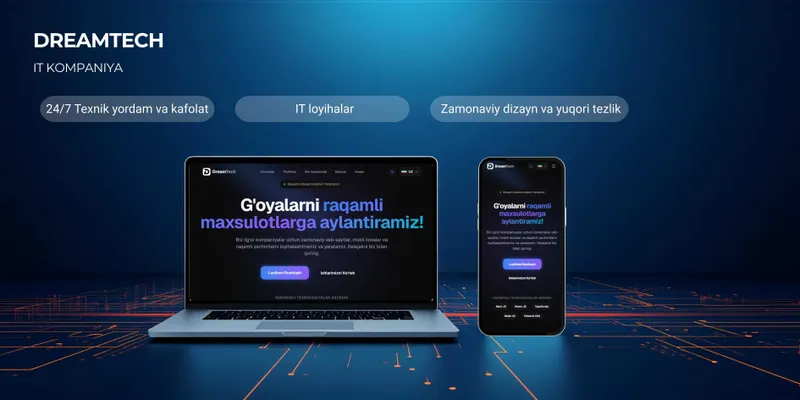 Sayt yaratish + Telegram bot. Веб сайт, Создание и разработка сайтов — фото 1