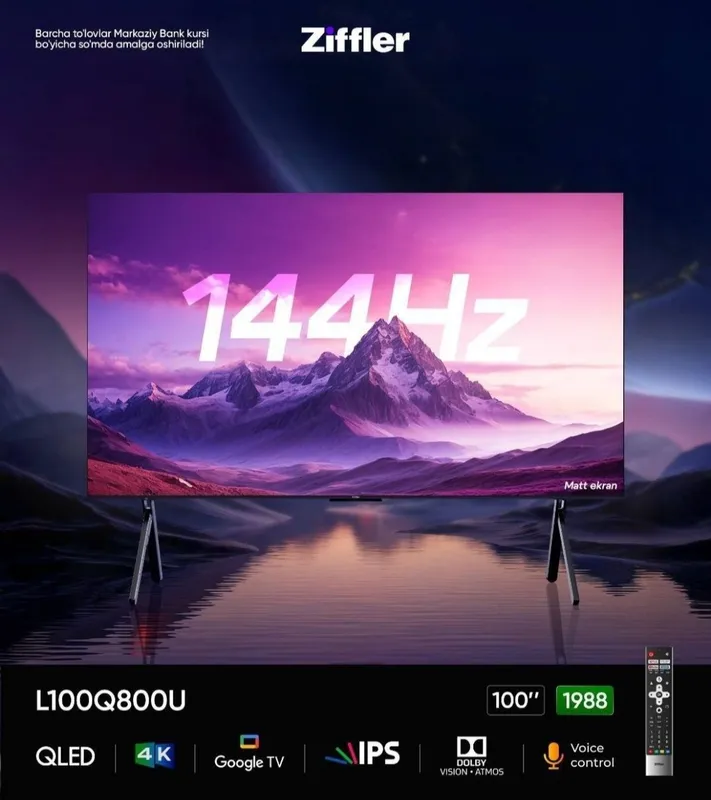 Телевизоры Ziffper 32/43/55/65 Smart TV Доставка Бесплатно — фото 1